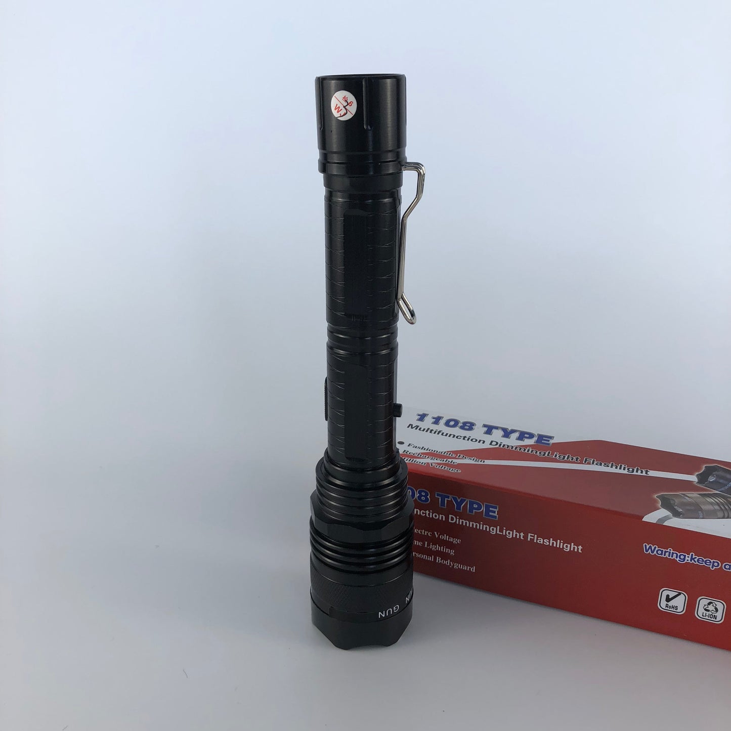 1108 Portable Electric Shock Function Rechargeable With LED Flashlight