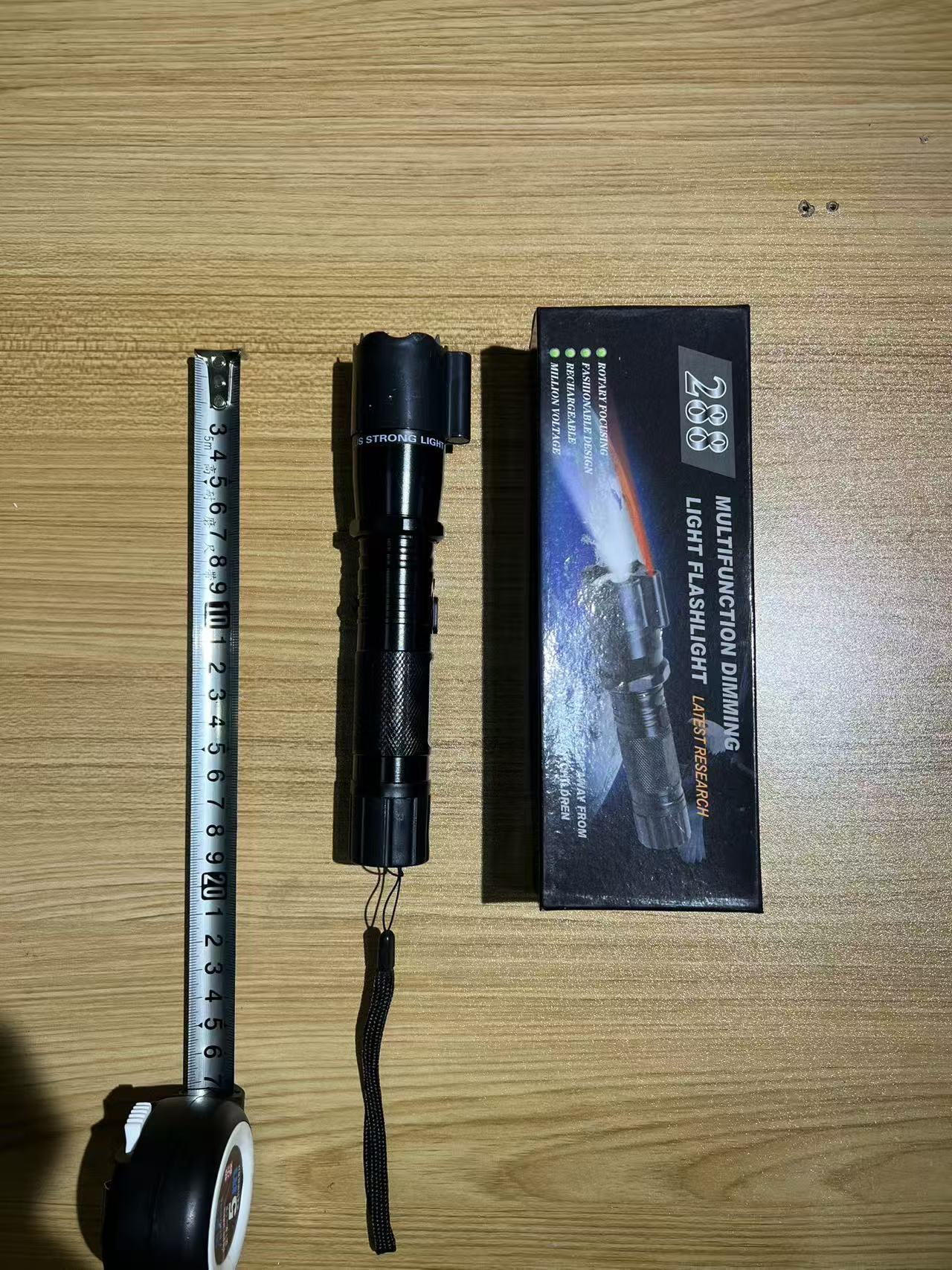 288 Portable Electric Shock Function Rechargeable With LED Flashlight