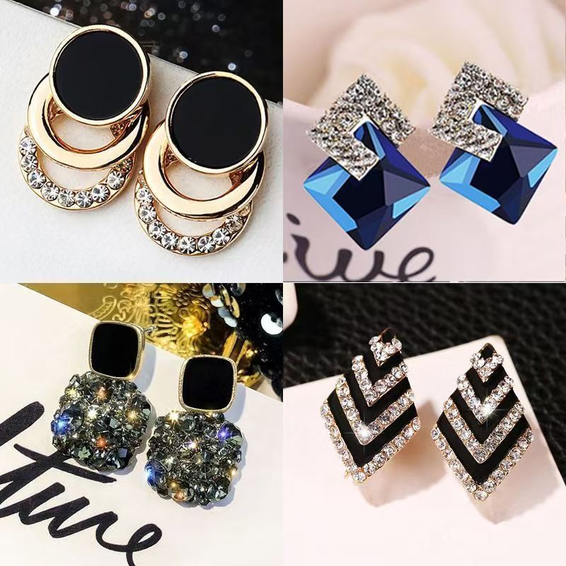 100 Pieces Earring jewelry wholesale Premium Earrings Wholesale Collection