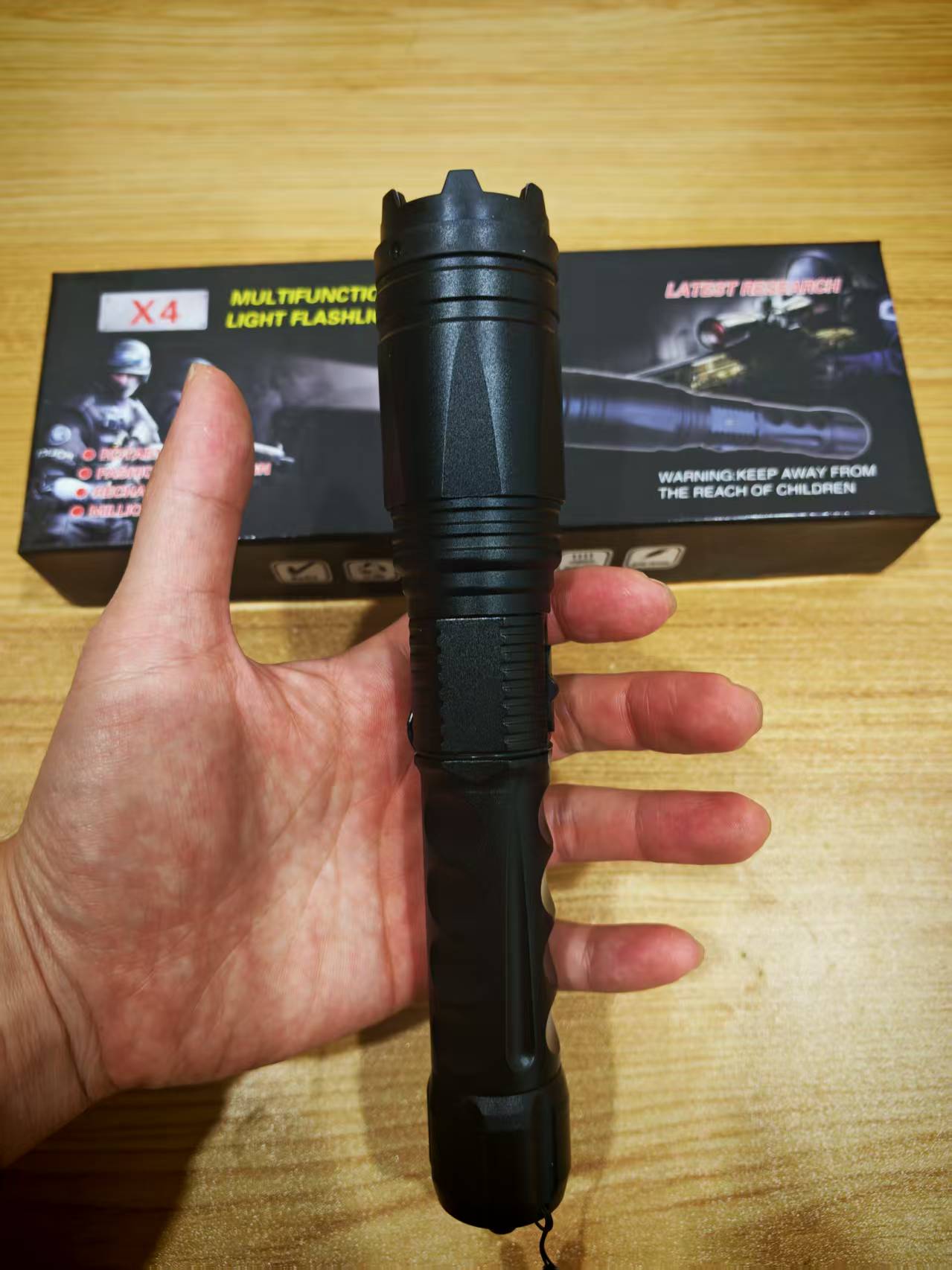 X4 Portable Electric Shock Function Rechargeable With LED Flashlight
