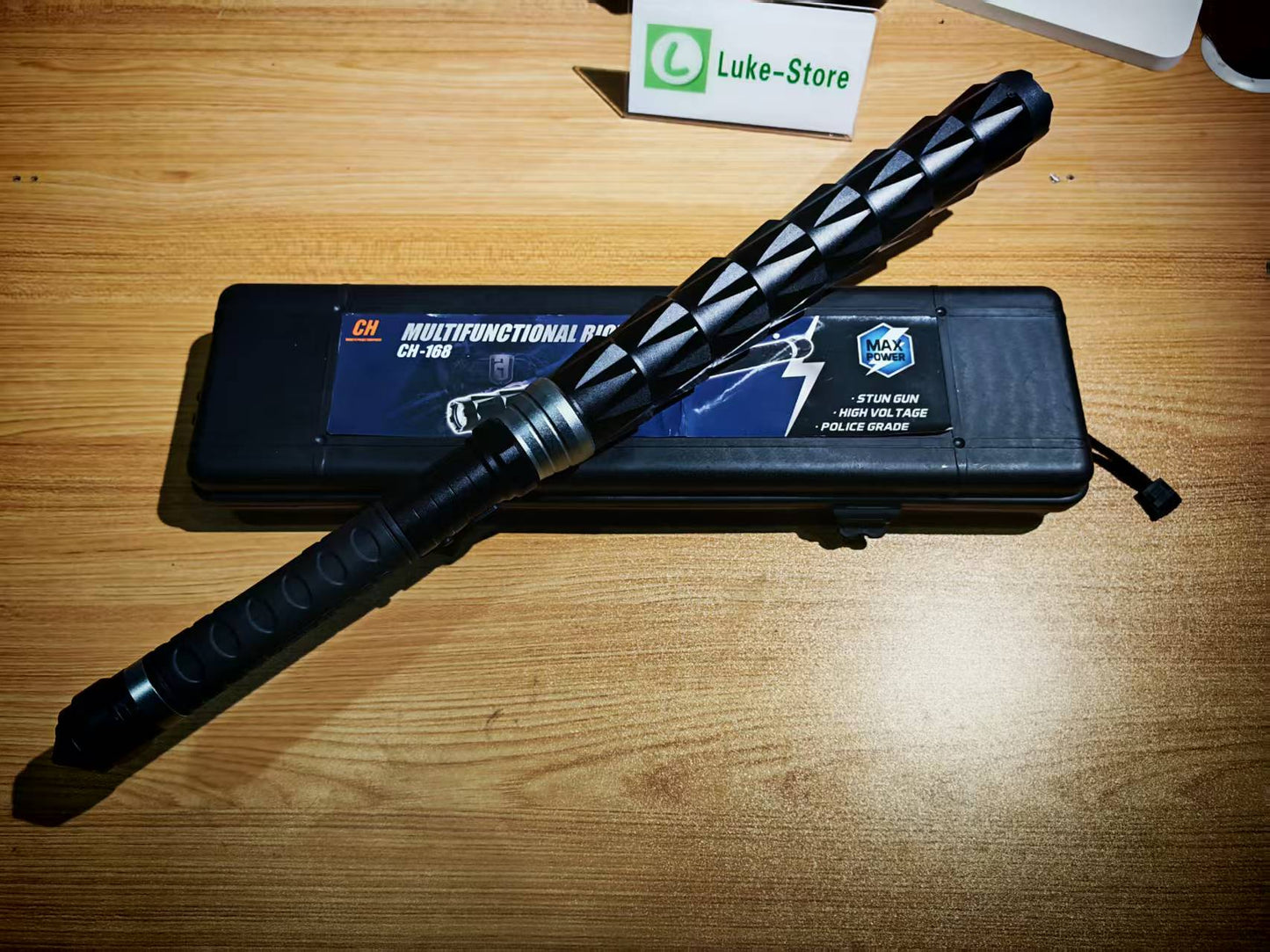 CH-168 Baton Electric Shock Function Rechargeable With LED Flashlight