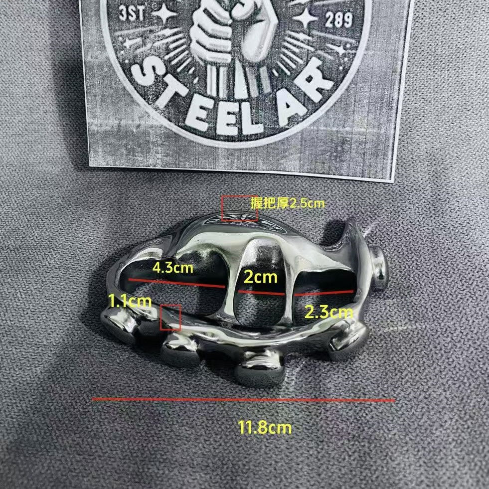Handmade 304 Stainless Steel Material Brass Knuckles  with High-gloss Polishing
