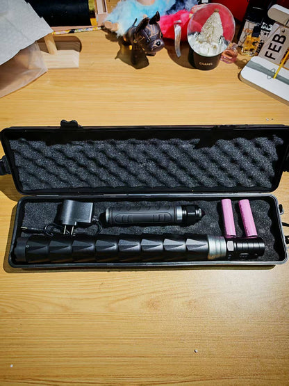 CH-168 Baton Electric Shock Function Rechargeable With LED Flashlight