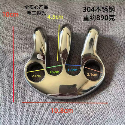 Handmade 304 Stainless Steel Material Brass Knuckles  with High-gloss Polishing
