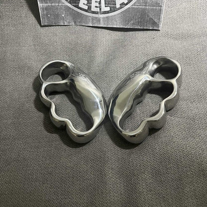Handmade 304 Stainless Steel Material Brass Knuckles  with High-gloss Polishing