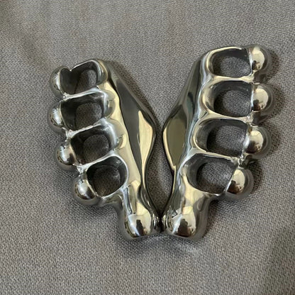 Handmade 304 Stainless Steel Material Brass Knuckles  with High-gloss Polishing