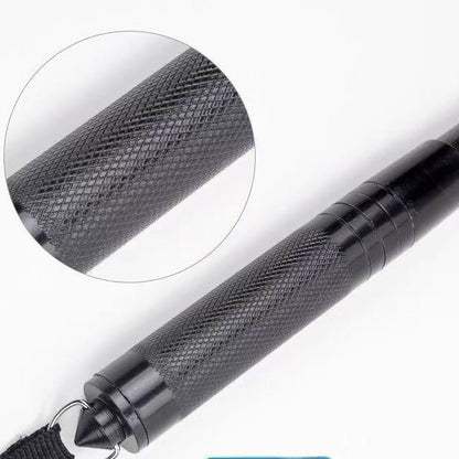 19.5 Inches Manual Telescopic Baton Portable Expandable Baton Anti-Slip Self Defense Stick for Personal Protection