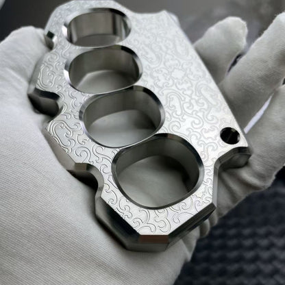 304 Stainless Steel Material Brass Knuckles CNC Engraved
