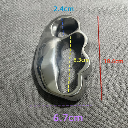 Handmade 304 Stainless Steel Material Brass Knuckles  with High-gloss Polishing