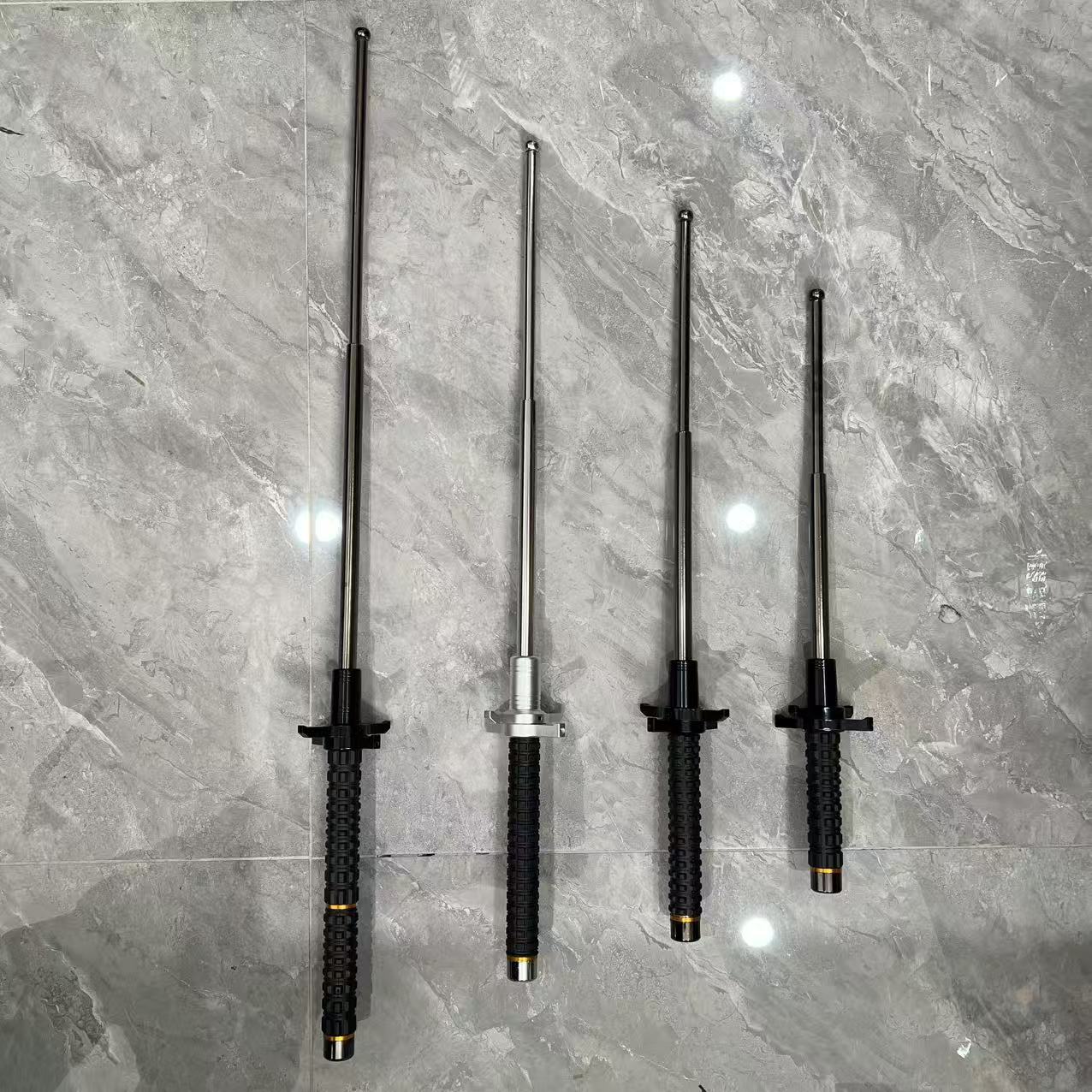 21-36 Inches Manual Telescopic Baton Portable Expandable Blocking Baton Self Defense Stick for Personal Protection
