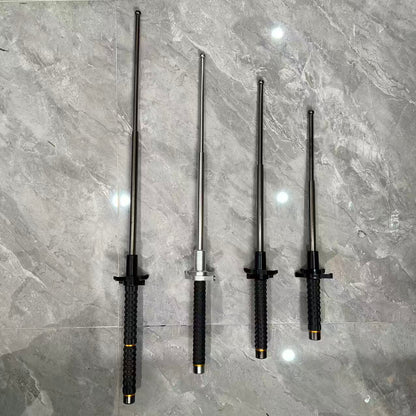 21-36 Inches Manual Telescopic Baton Portable Expandable Blocking Baton Self Defense Stick for Personal Protection