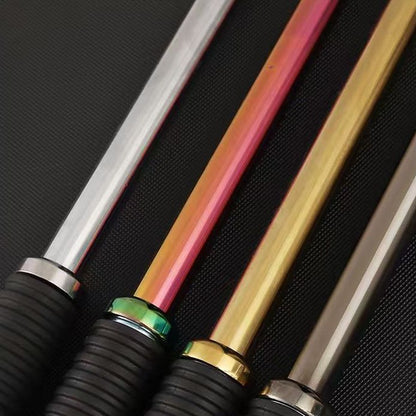 26 Inch Manual Telescopic Baton Portable Expandable Baton Anti-Slip Self Defense Stick for Personal Protection
