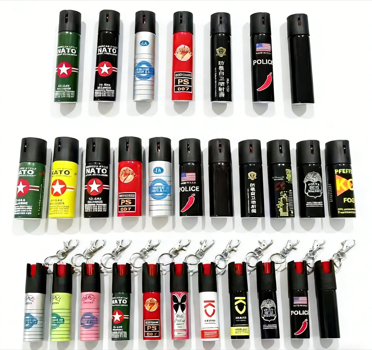 Pepper Sprays 20 ML-110 ML Pepper Fog Sprays Gel Spray