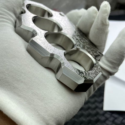 304 Stainless Steel Material Brass Knuckles CNC Engraved