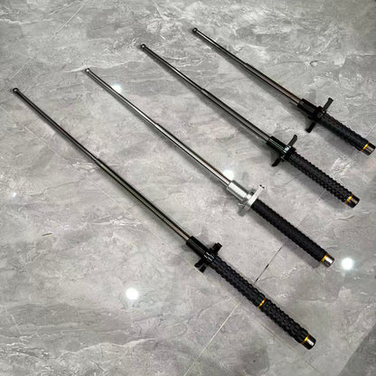 21-36 Inches Manual Telescopic Baton Portable Expandable Blocking Baton Self Defense Stick for Personal Protection