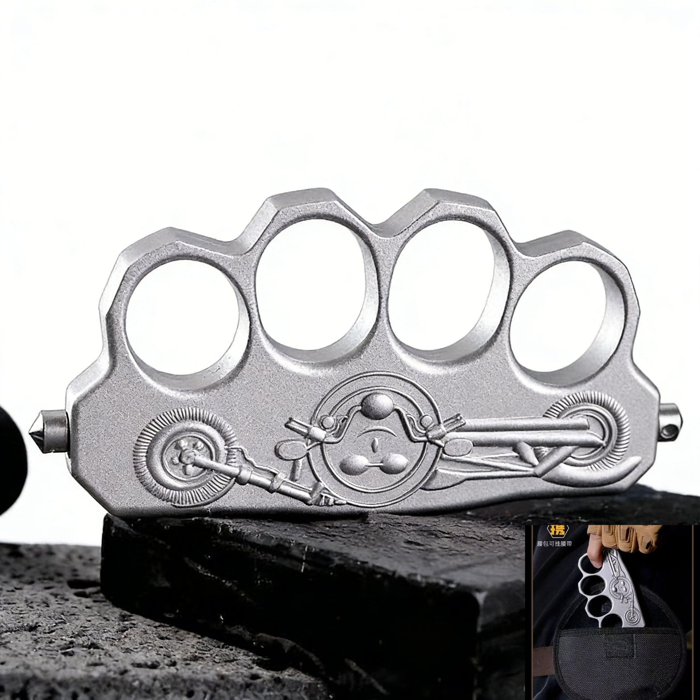 Zinc Alloy Brass Knuckles CNC