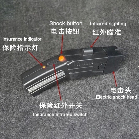 Taser Portable Electric Shock Function Rechargeable With With Aiming Laser