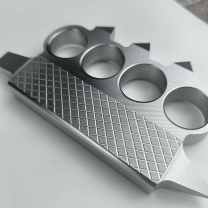 Extra Hard Knuckle Duster, 2Cr14 Stainless Iron Material, Quenched and Hardened to 50 HRC.
