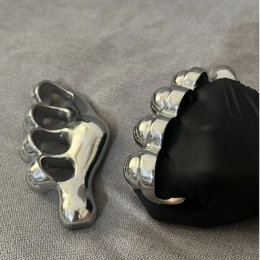 Handmade 304 Stainless Steel Material Brass Knuckles  with High-gloss Polishing