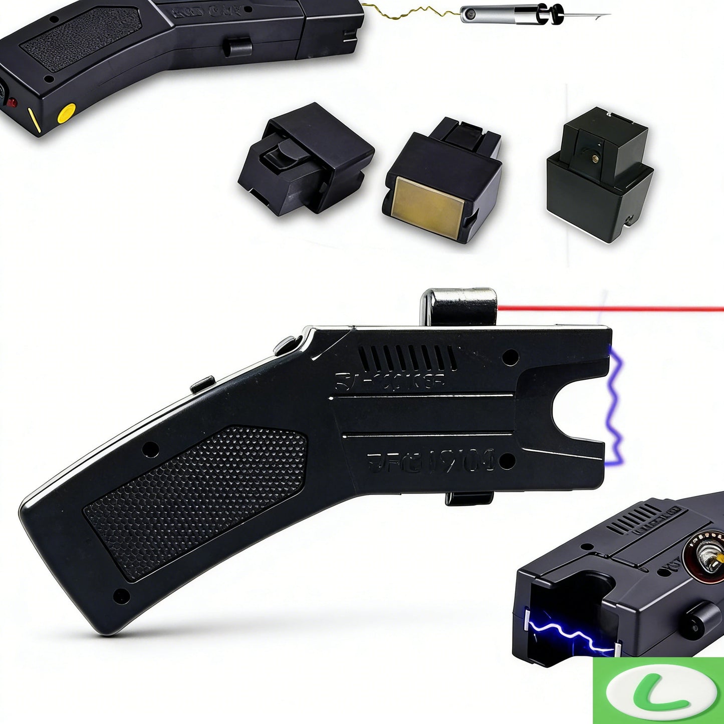 Taser Portable Electric Shock Function Rechargeable With With Aiming Laser