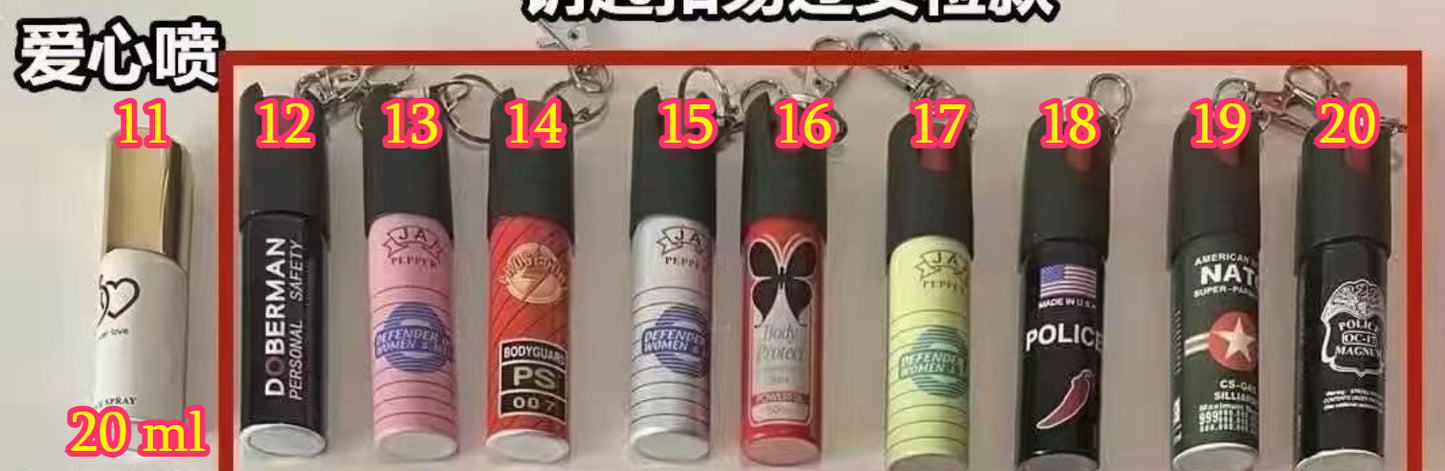 20 ML - 110 ML Pepper Sprays
