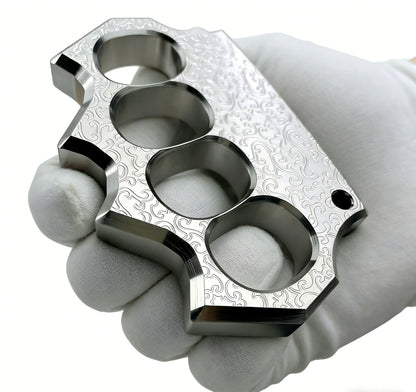 304 Stainless Steel Material Brass Knuckles CNC Engraved