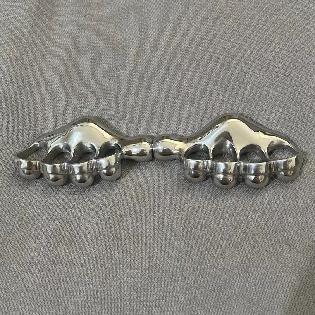 Handmade 304 Stainless Steel Material Brass Knuckles  with High-gloss Polishing