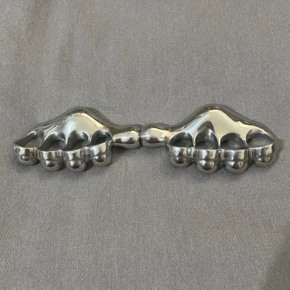 Handmade 304 Stainless Steel Material Brass Knuckles  with High-gloss Polishing