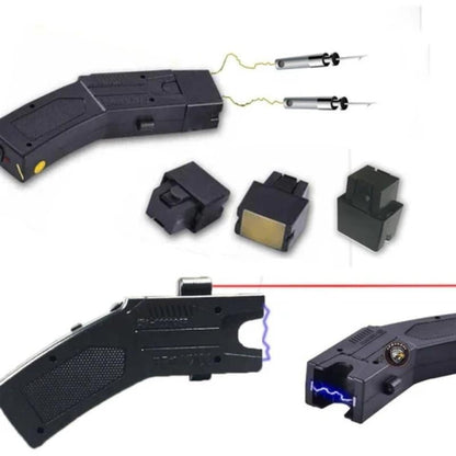 Taser Portable Electric Shock Function Rechargeable With With Aiming Laser